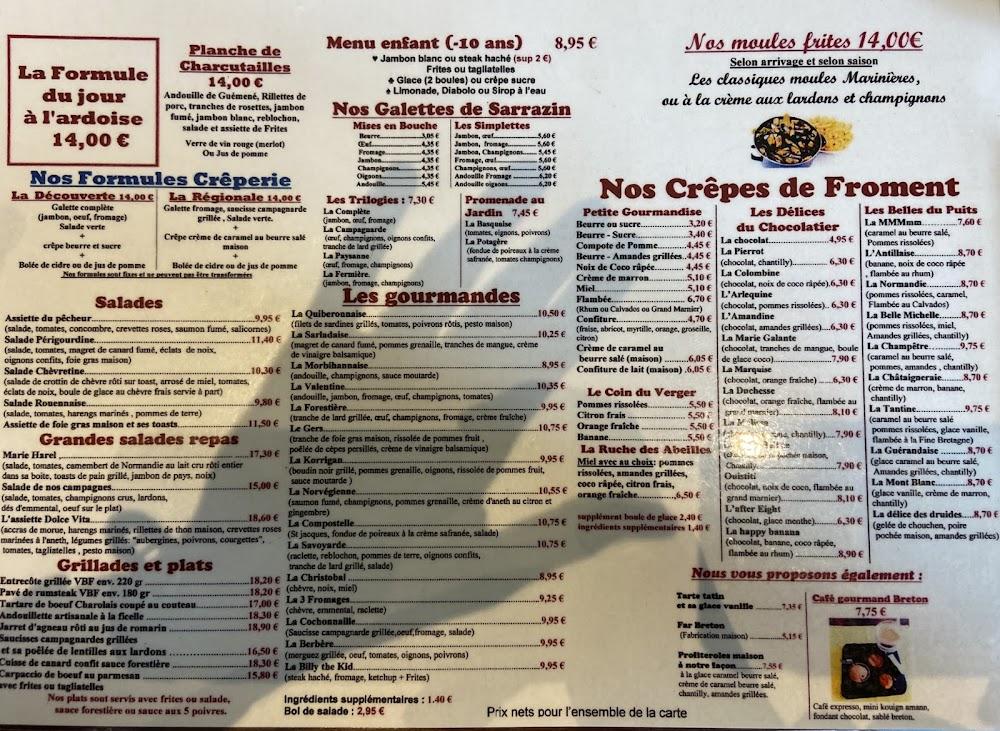 Crêperie Grill du Puits - Menu Image 2